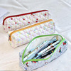 Brand pencil case, capacious fresh cosmetic bag, handheld storage system for elementary school students