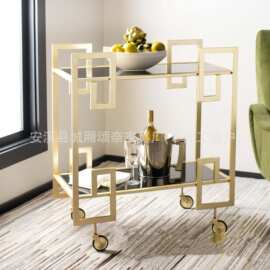餐车小推车酒店餐厅酒水车移动蛋糕送餐车手推车家用茶水车置物架