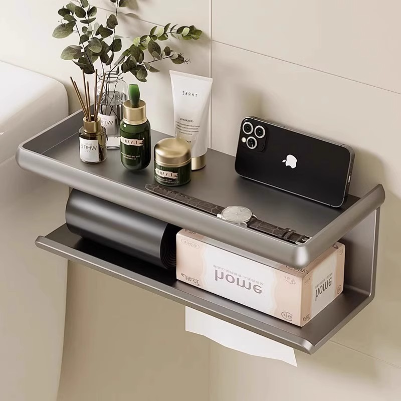Punch-Free Shelf Rack