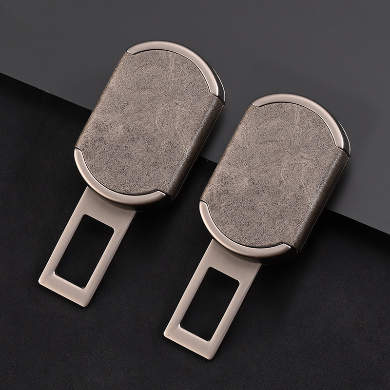라벨이없는 풀 포피 합금 안전 벨트 소켓 [회색 가죽]