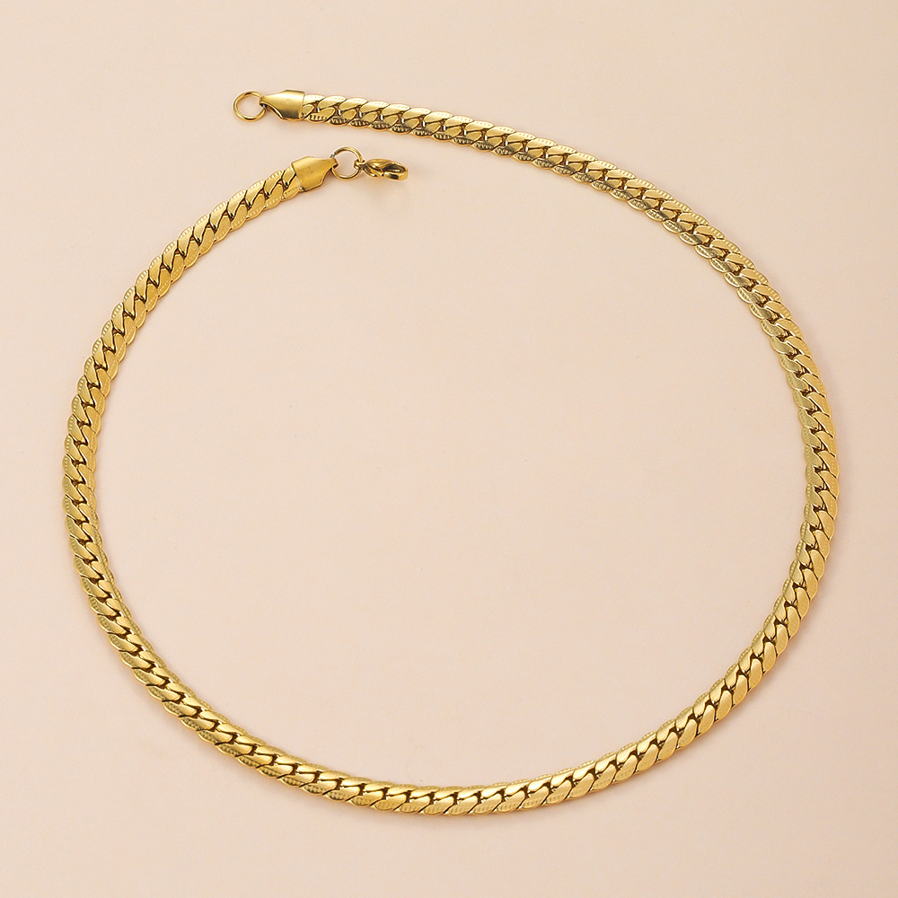 Retro Classic Style Geometric Titanium Steel Mixed Metal Plating Men's Chain Necklace Healing Crystals Necklaces display picture 4