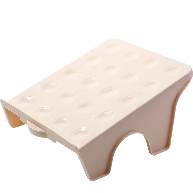 家庭用収納靴棚二重靴トレープラスチック一体式シンプルで省スペース経済型簡易靴収納棚