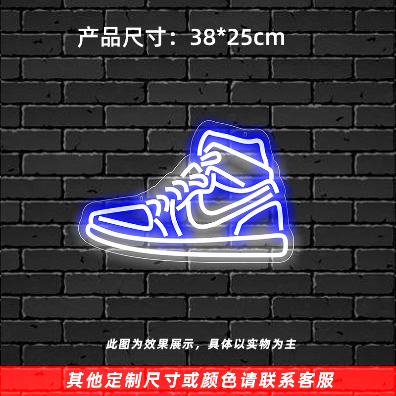 Comercio exterior especial vacaciones regalo creativo lámpara de modelado dormitorio habitación ins Lámpara decorativa zapatillas Decoración LED luz de neón