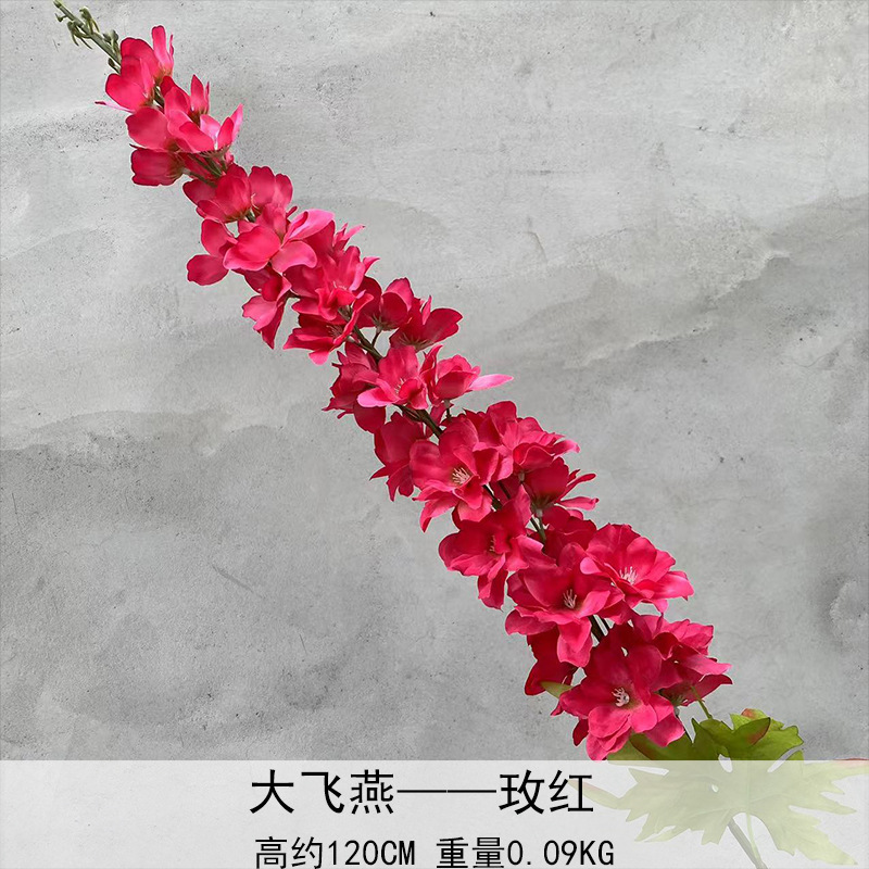 Jacinto Super gran rama mil orquídea salón de bodas arreglo floral decoración alta flor material de Flor Alta rama alta golondrina voladora grande anti-Flor artificial