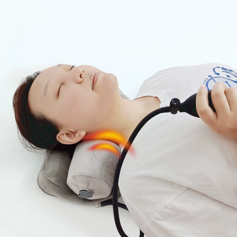 Надувная подушка для шеи домашняя Тяговая Подушка ледяная крутая Шейная Подушка Удобная подушка для массажа шеи под давлением в наличии оптом