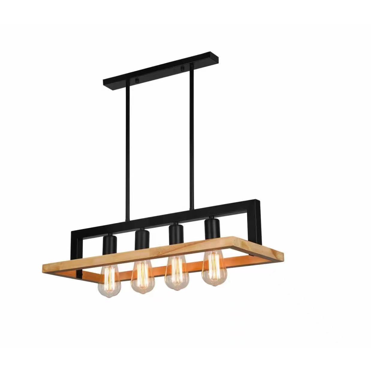 Nórdico retro estilo industrial restaurante araña Ingeniería Comercial decoración catering olla caliente restaurante lámparas