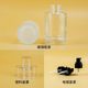 in stock supply 20ml-120ml cylindrical flat shoulder transparent bottle round emulsion glass bottle lotion bottle