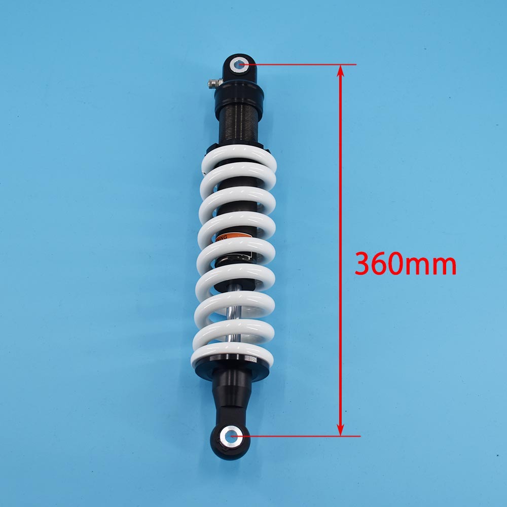 Cross-Border Wholesale Large Off-Road Motorcycle Rear Shock Absorber with Built-In Airbag Shock Absorption, 360mm Hole Spacing