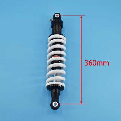 Cross-Border Wholesale Large Off-Road Motorcycle Rear Shock Absorber with Built-In Airbag Shock Absorption, 360mm Hole Spacing