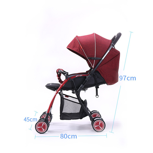 Children's cart for twins with seat
