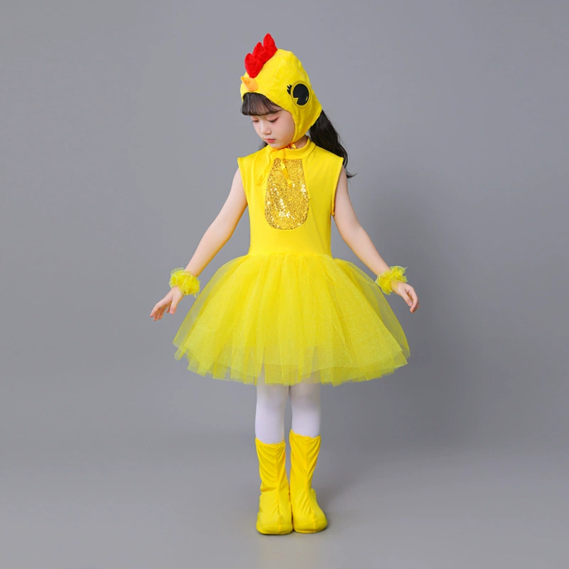 Детский костюм (B.Duck) дизайн утка и цыпленок, шляпа/ободок, размеры 110–160 см