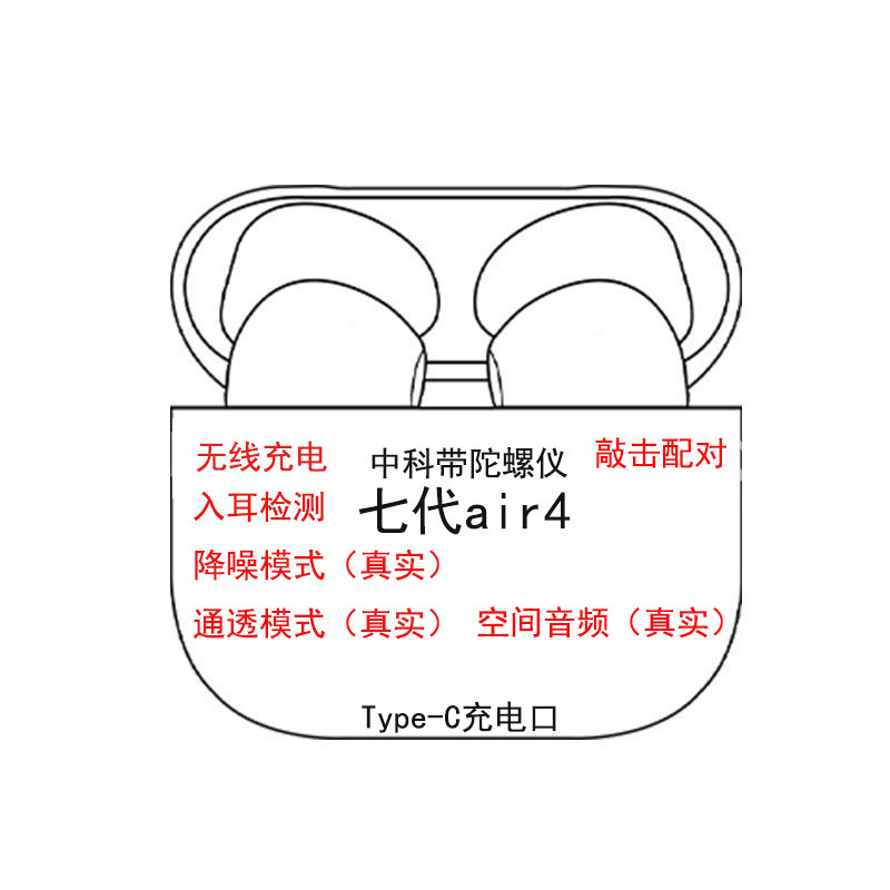 華強北三代四代五代pro2七代bluetoothイヤホン騒音が国境を越えた対外貿易供給にリンゴを適用する|undefined