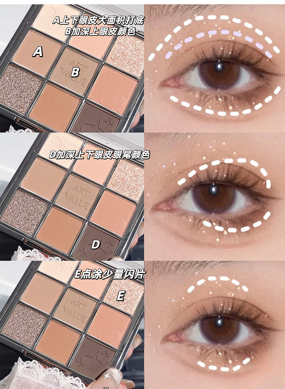 Art Value's new nine-color eyeshadow, "Lustrous Phantom", is available in two colors. It offers a pure and natural pearlescent makeup look at affordable prices for students undefined