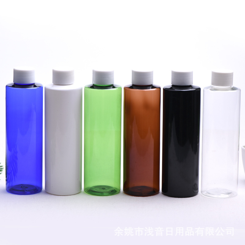 平肩プラスチック蓋200ml電化アルミ蓋分注瓶花水筒普通化粧品分注瓶|undefined