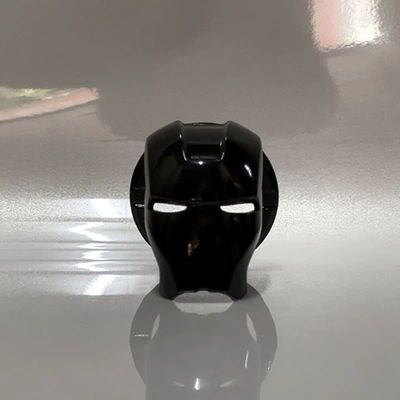 Other Automotive Interior Supplies Decorative Sticker Iron Man Protective - iron-man-bright-black
