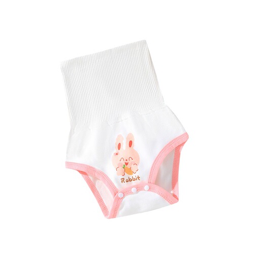 y2201 Infant Waist-High Belly Wrap Pajamas Newborn Belly Band Baby Diaper Pants Infant Belly Guard Diaper Underpants