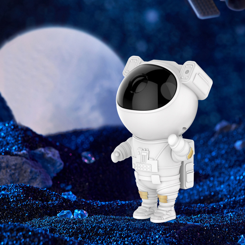 Cross-Border Astronaut Starry Sky Projection Lamp Starry Sky Northern Lights Projection Atmosphere Lamp Astronaut Night Light