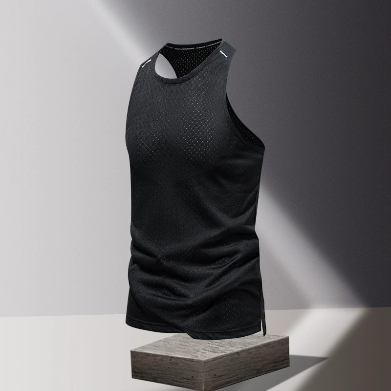 Sports thin silk quick dry summer breathable vest for gym, for running