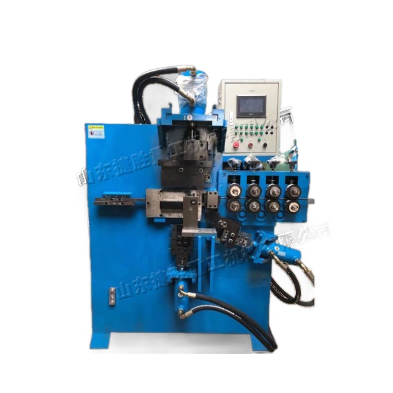 máquina de formación de hebilla de metal máquina de formación de hebilla de fibra eléctrica hidráulica máquina de doblar hebilla de alambre de acero automática