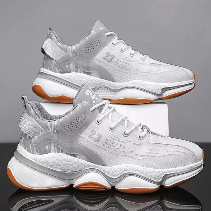 Man Basketball Shoes Walking Shoes Tennis Shoes Sneakers Fabric Canvas Cushioned Footwear_voghion.com