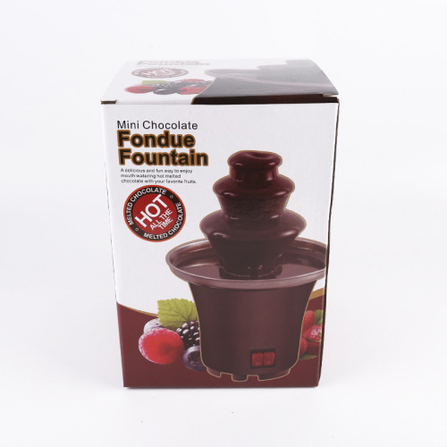 Home Mini Chocolate Fountain Machine, Chocolate Making Machine Mini Three-Layer DIY Activity Party