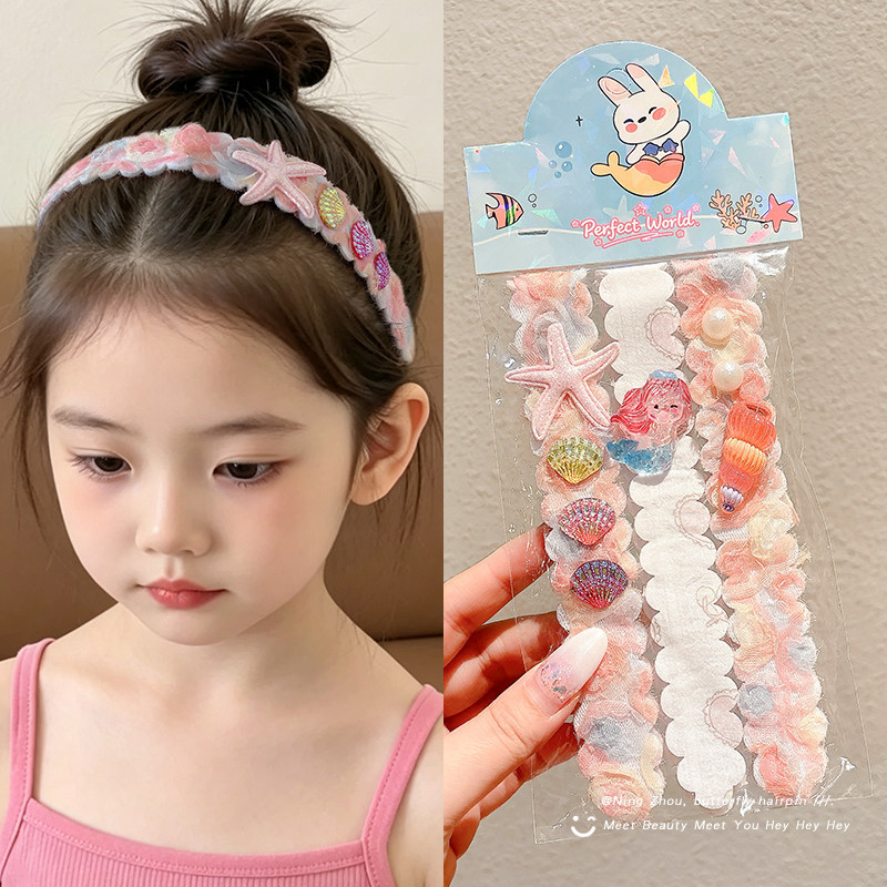 Children's hair tidying tool, bangs hair sticker, magic hair sticker, cute baby headband, hair hoop for girls