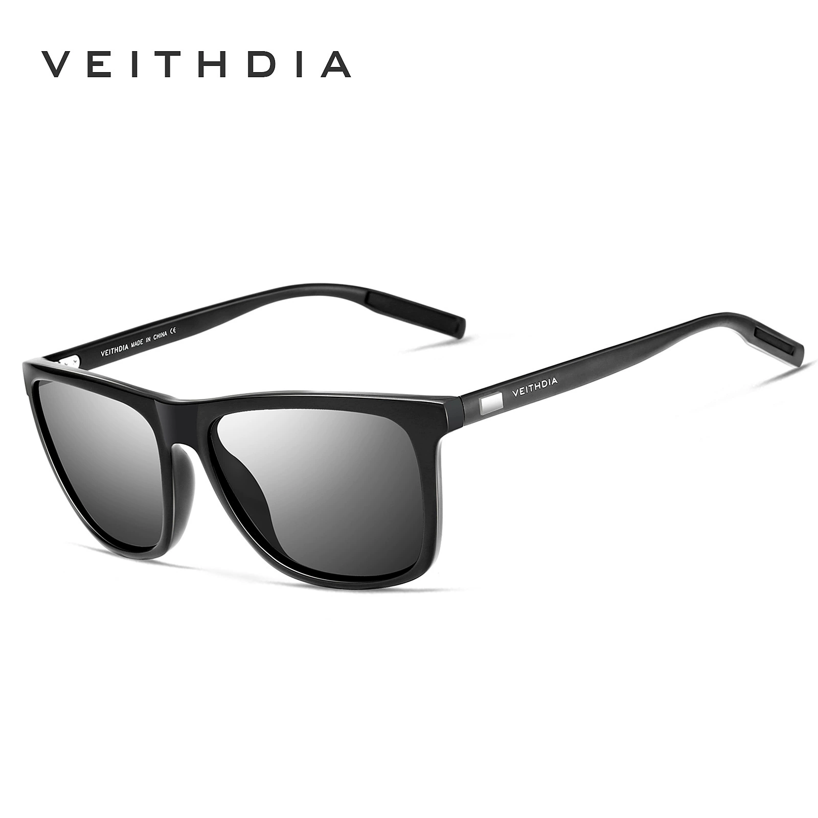 Sunglasses (VEITHDIA) Square Frame, Unisex, UV Protection, Multiple Frame & Lens Options