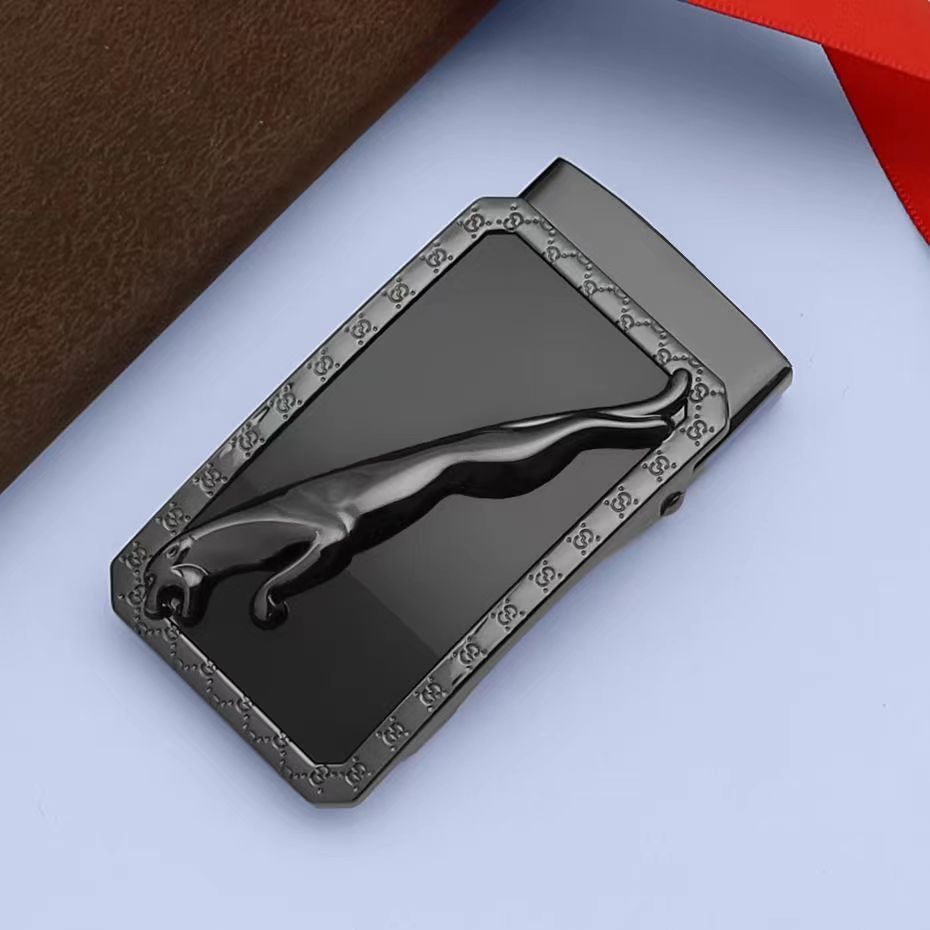 2023 tendencia de la moda nueva hebilla de cinturón de aleación de los hombres hebilla automática 3,5 CM pantalones tomar la delantera nueva