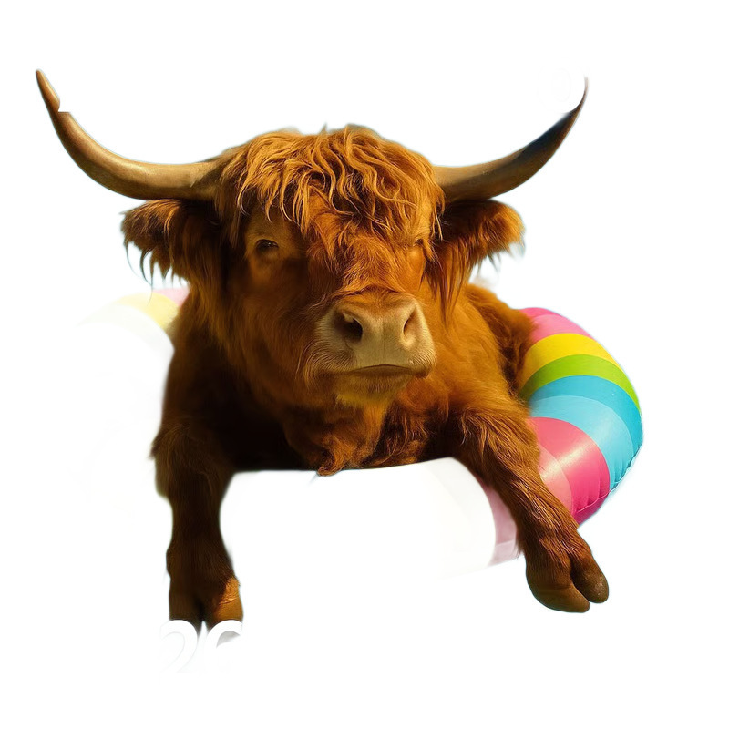 跨境亚马逊创意新2026 Highland Cow Wall Calendar高地奶牛挂历|undefined