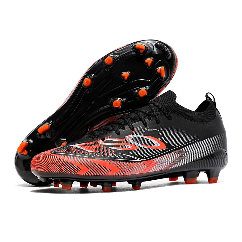 Zapatillas de Fútbol AG de Corte Bajo TPU y Caucho Ligero para Césped Natural y Artificial image 6