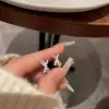 Earrings with bow for beloved