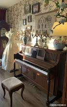 钢琴儿童实景影棚复古钢琴宝宝拍照影楼拍摄道具