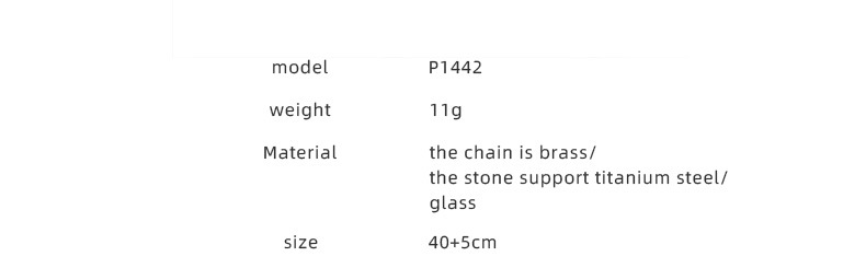 18K Real Gold Plated Plating Material Copper Pendant Material Ig Style Simple Style Geometric Titanium Steel Brass Plating Inlay Glass Pendant Necklace