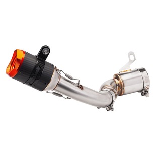 Motorcycle exhaust pipe DUKE 390ADV modified middle exhaust to drum middle exhaust pipe exhaust suit