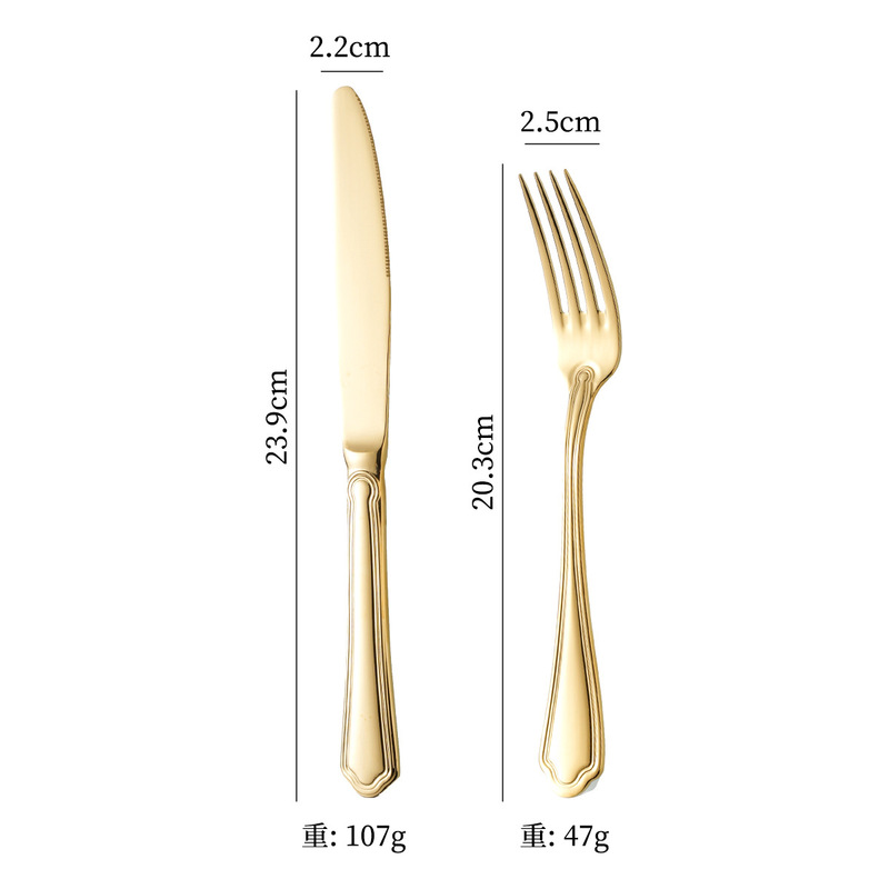 高級ホテルのレストランの逸品304ステンレスの西洋食器の全金辺の食事の刀のスプーンのフォークのお茶のスプーンの先のスプーン|undefined