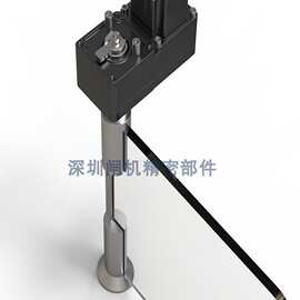 通道闸机配件摆闸夹头底座亚克力板摆臂衔接头直流无刷电机驱动