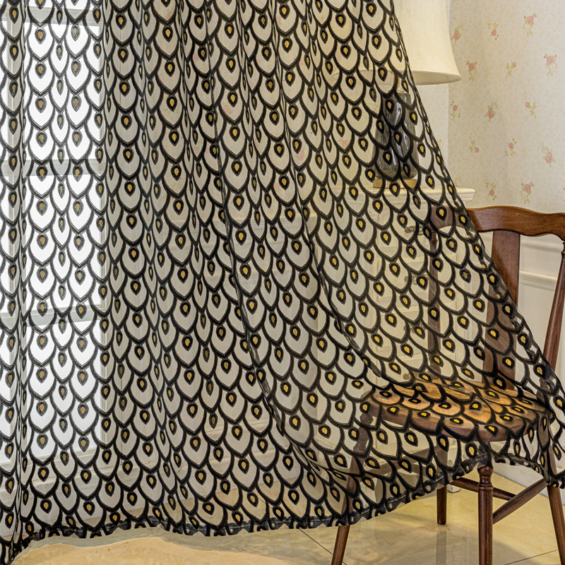 Cross-Border European-Style Gauze Curtains Export Foreign Trade Finished Window Screens Curtains Living Room Bedroom Aliexpress Southeast Asia Transparent Curtains Cross-Border European-Style Gauze Curtains Export Foreign Trade Finished Window Screens Curtains Living Room Bedroom Aliexpress Southeast Asia Transparent Curtains