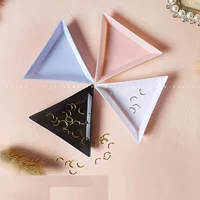 Nail Art Треугольник инвентарь сверла пластина украшения для ногтей аксессуары со стразами пластина для хранения сумма украшения шарик пластина Внешняя торговля
