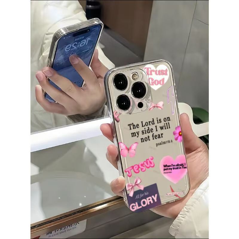 English Label Suitable for Iphone17Promax Mobile Phone Case Apple 16/17Pro Cross-Border 15/14 European and American 13