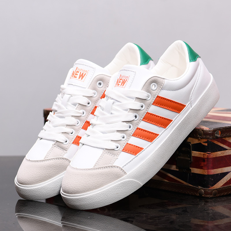 Spring White Shoes Men's Shoes Summer New Korean Style Couple Fashionable Soft Sole Board Shoes All-match Casual Shoes for Women FG2245