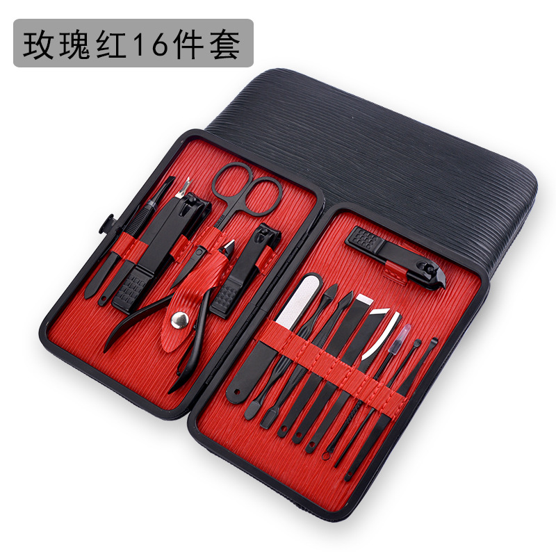 Acero inoxidable casero regalos para hombres alicadores de uñas oblicuos conjunto de cortadores de uñas cortadores de uñas