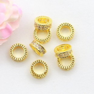 18K����ɫ΢��ʯ�A��܇݆��Ƭ�����Ʒ��� diy����������