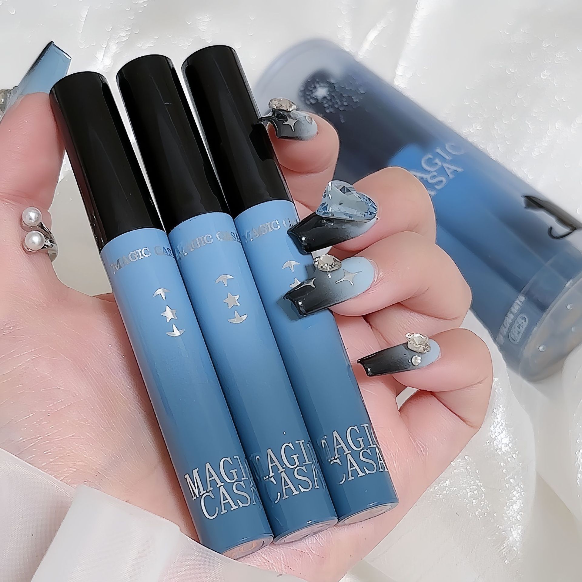 MAGIC CASA Five-piece Lip Gloss Set, Starry Sky Lip Gloss Set, Matte and Glossy Lipstick undefined