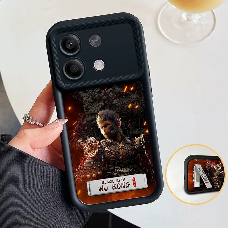Подходящая для Xiaomi pocoX6 Redmi 12 всесезонная чехол для мобильного телефона черный Гоку аниме Ника Лифи 9A