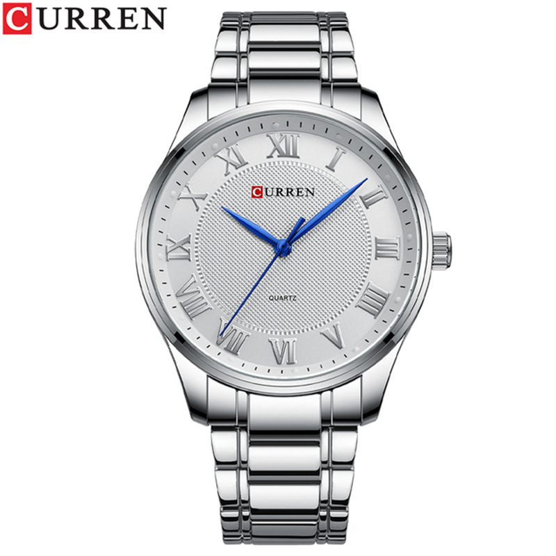Curren reloj de cuarzo para hombre de negocios simple reloj de negocios a rayas reloj casual reloj de comercio electrónico image 7