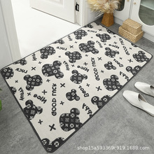 輕奢高級入戶門地墊進門口玄關地毯家用防滑耐臟可裁剪腳墊子