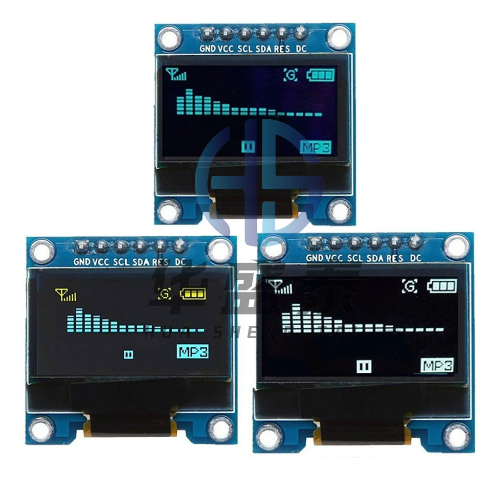 Дисплей LCD 0,96 дюйма, модуль дисплея SPI, синий/желтый/синий/белый, STM32/51/рутинa