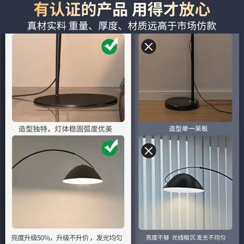zsr fishing lamp floor lamp Nordic high-looking LED living room lamp study minimalist creative internet celebrity vertical floor table