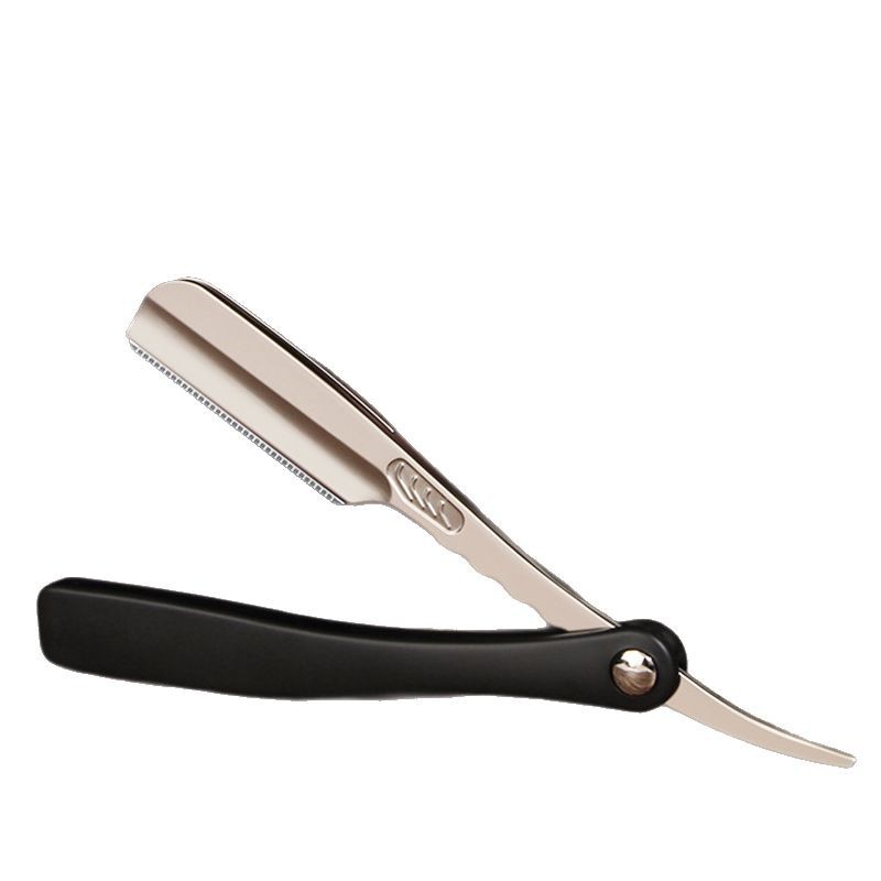 Safety Razor Single Blade Anti-Scratch Eyebrow Trimmer Face Shaver Beard Styling Retro Barber Shop Special_voghion.com