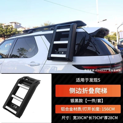 ladder, side steps, Roof rack - discovery-5side-ladder-requires-platformsilver-and-black-version